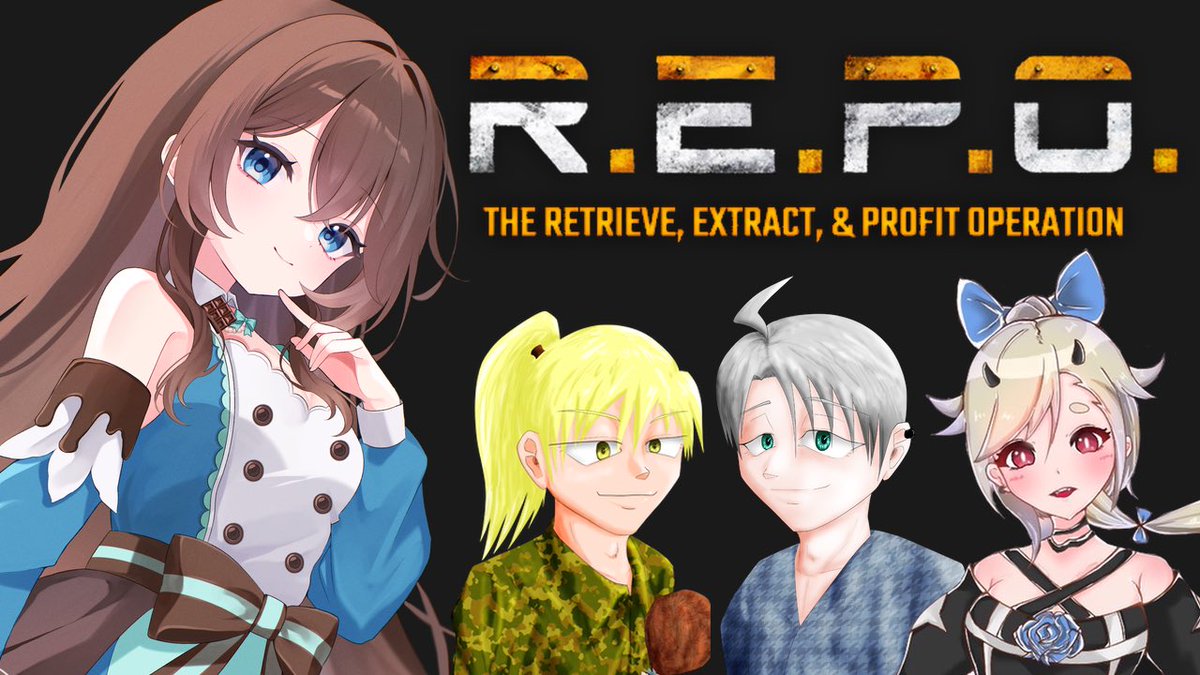 choco_games0612's tweet image. いつもの4人でREPOやっていきます🍫
頑張るぞー！(ﾉ`•ω•)و

配信は🈁
youtube.com/live/B0V4Vhr_P…

#ちょこ出店中
#REPO
#新人VTuber
#VTuber