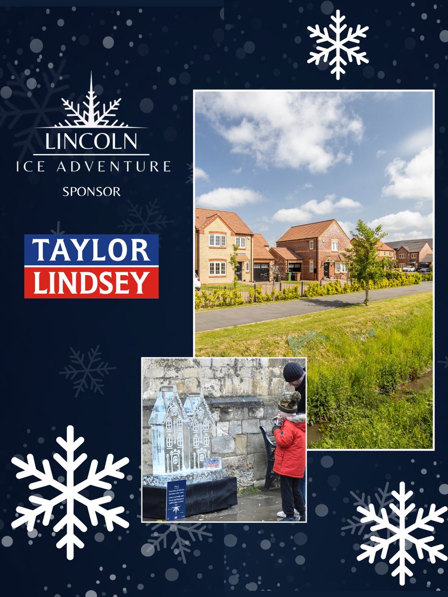 Taylor Lindsey Homes is delighted to take part in this year’s #LincolnIceAdventure and very excited to see their very own Festive House sculpture.

"We’re proud to support events that celebrate the heart of our community and showcase everything Lincoln has to offer"