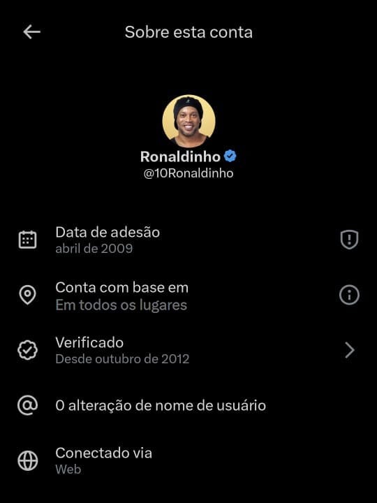 10Ronaldinho's tweet image. Quero ver me achar... kkkkkkkkkkkkk
