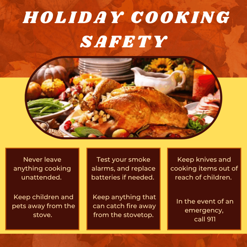 EBFireRescue's tweet photo. East Bridgewater Fire Department Offers Holiday Cooking Safety Tips: As the holiday season begins, it is important to remember cooking safety tips to ensure your meals go smoothly and successfully. The National Fire Prevention Association (NFPA) reported… https://t.co/1g1hH82HpG https://t.co/uLEWMpCRGX