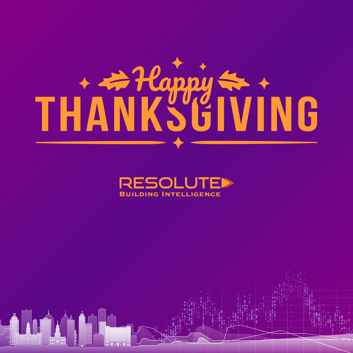 Grateful for the facility teams and partners who keep buildings running while the rest of us unplug.

Happy Thanksgiving from Resolute Building Intelligence.