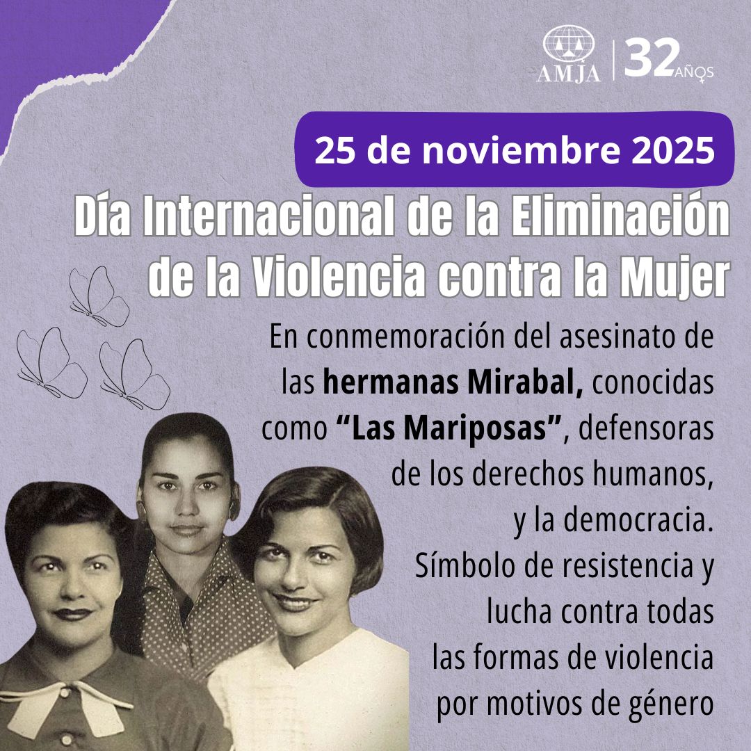 25 de noviembre
Día Internacional de la Eliminación de la Violencia contra la Mujer