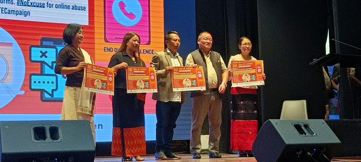 International Day for the #EliminationofViolenceAgainstWomen &amp; #Launchingofthe16DaysofActivismAgsinstGenderBasedViolence on the Theme:#UnitetoEndDigitalViolenceAgainstAllWomenandGirld organized by NSCW in collaboration with #DistrictAdministrationDimapur,and