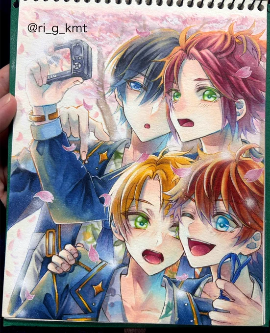 すたふぉに最高でした、、 3年前に描いた過去絵です