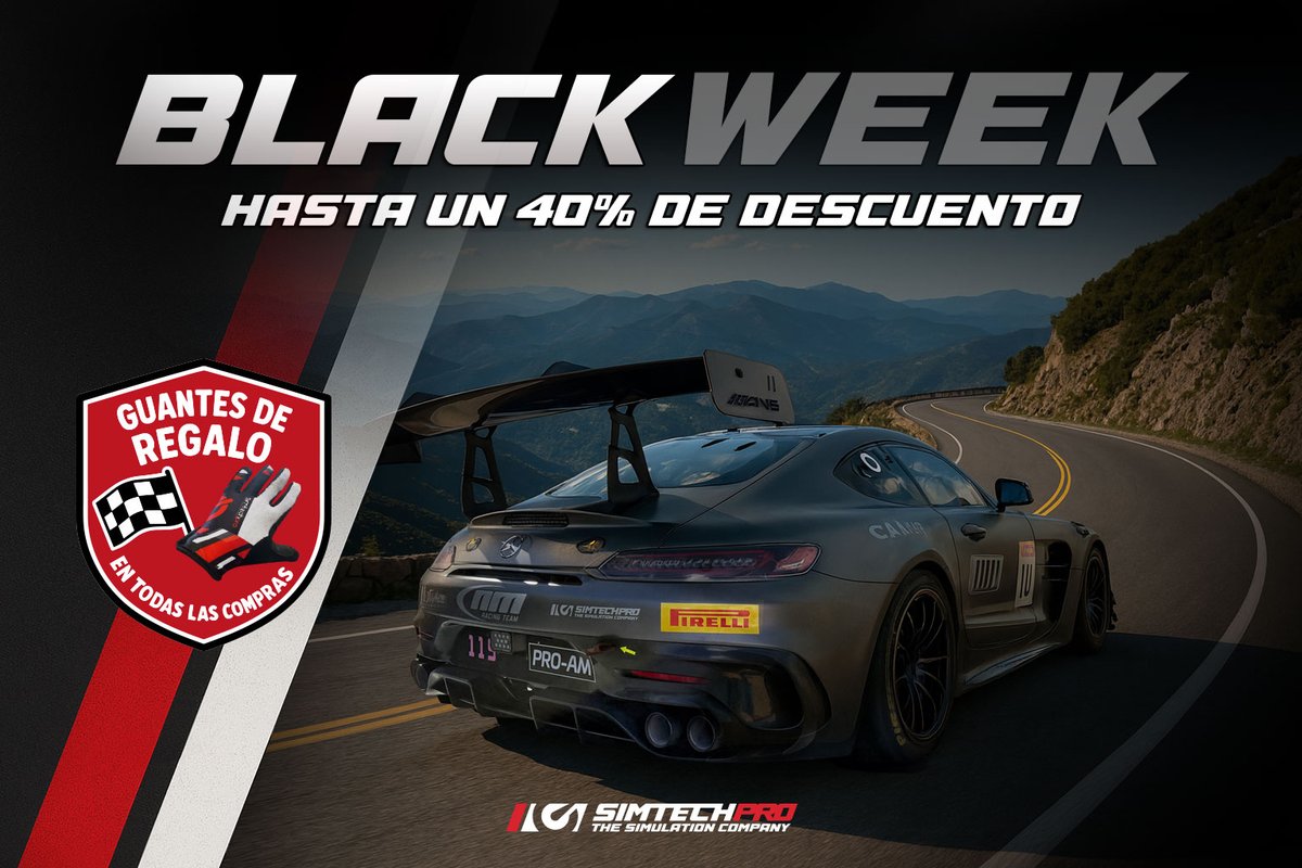 Simtechpro's tweet image. 🔥 Arranca la BlackWeek de Simtechpro 🔥
Descuentos reales en bases, volantes y cockpits premium.
⏳ Cuando se agoten, se acabó 👉 bit.ly/3M0yy5V 

#BlackFriday #Simtechpro #SimRacingPremium