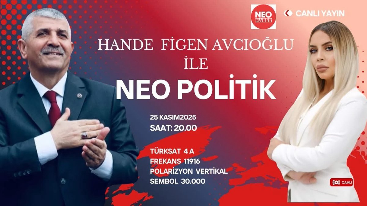 VelikacarMhp's tweet photo. MHP İzmir İl Başkanımız Veysel Şahin 25 Kasım Salı (Bugün) Saat 20.00 de NEO HABER TV 'de Canlı Yayın Konuğu Olacaktır .
İzlemeniz ve İzletmeniz Dileğiyle Saygılar Sunarız .
(Programı MHP İzmir Sosyal Medya Hesaplarından Takip Edebiliriz) https://t.co/w0CcTK9RMX