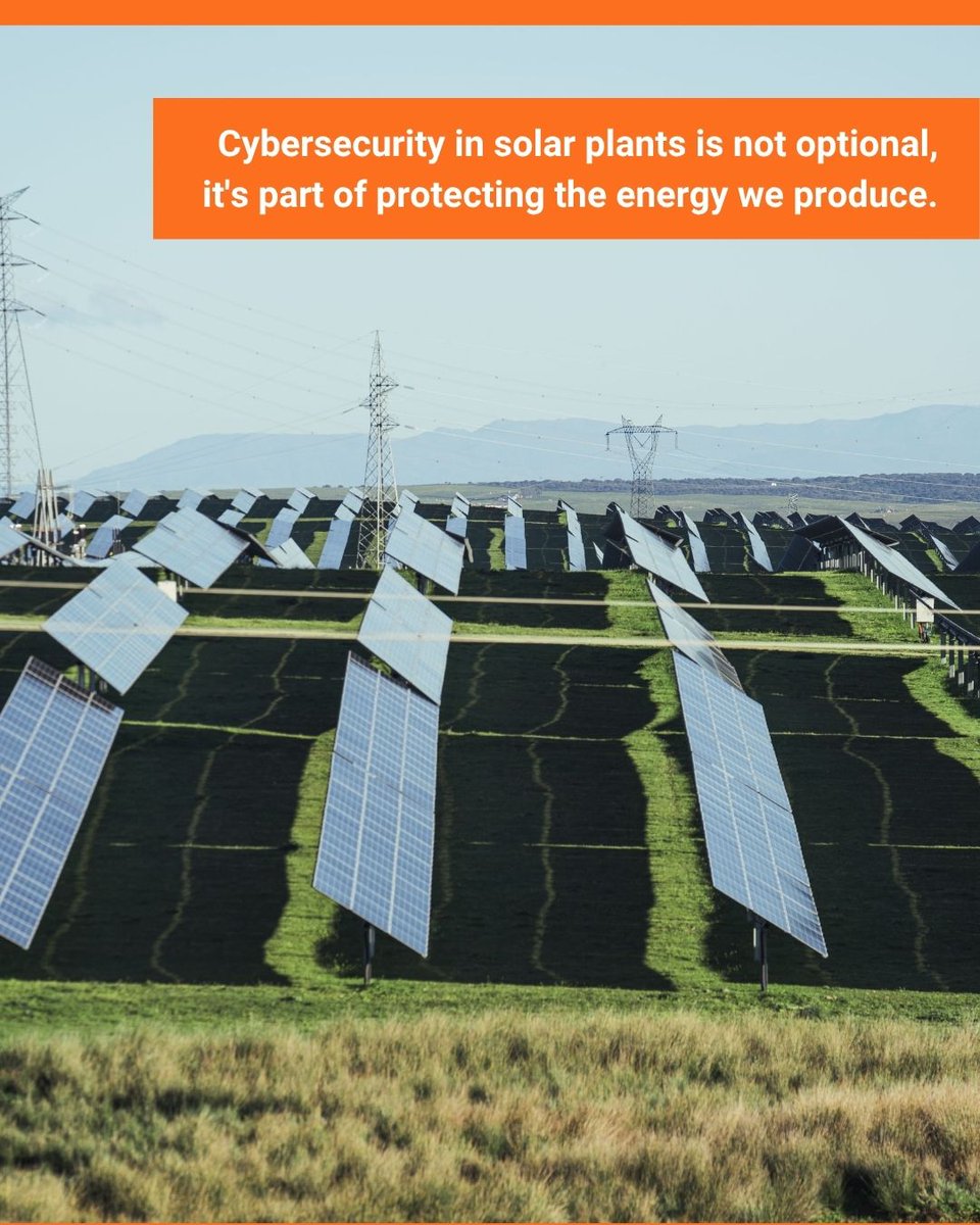 FotowatioRV's tweet image. 🔐Cybersecurity in renewable plants is key.

As solar plants digitalize, they become more vulnerable. Remote operation, SCADA and smart grids need strong protection.

✔️Security protocols
✔️Monitoring
✔️Training

Protecting a plant protects the grid.

#FRV #FRVEnergy #FRVProjects