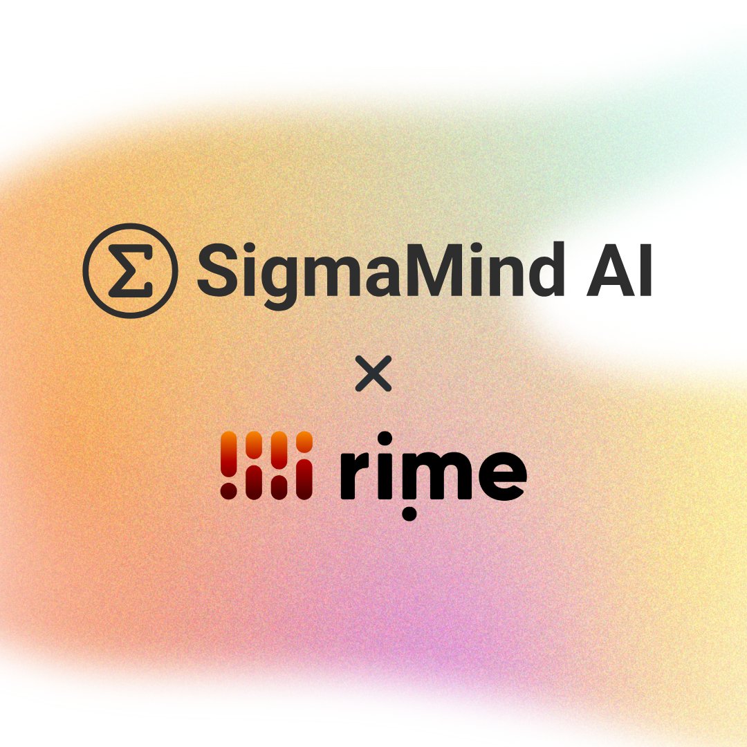 Enterprise #VoiceAI shouldn't force you to choose between quality, scale, and cost. With our partnership with #Rime, you don't have to.  Together we power 750k+ calls monthly - that are fast enough for truly natural conversations!

To know more, head to: sigmamind.ai/blog/sigmamind…