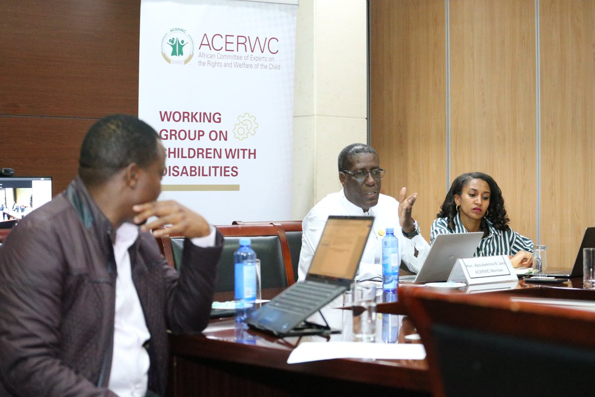 acerwc's tweet photo. During its 9th seating, the Working Group on #ChildrenWithDisabilities of the ACERWC deliberated on its achievements and priority areas further to carry forward. The need to adopt an African disability perspective, broader definition of children with disabilities.

#Agenda2040 https://t.co/XJ79Cxf3oi