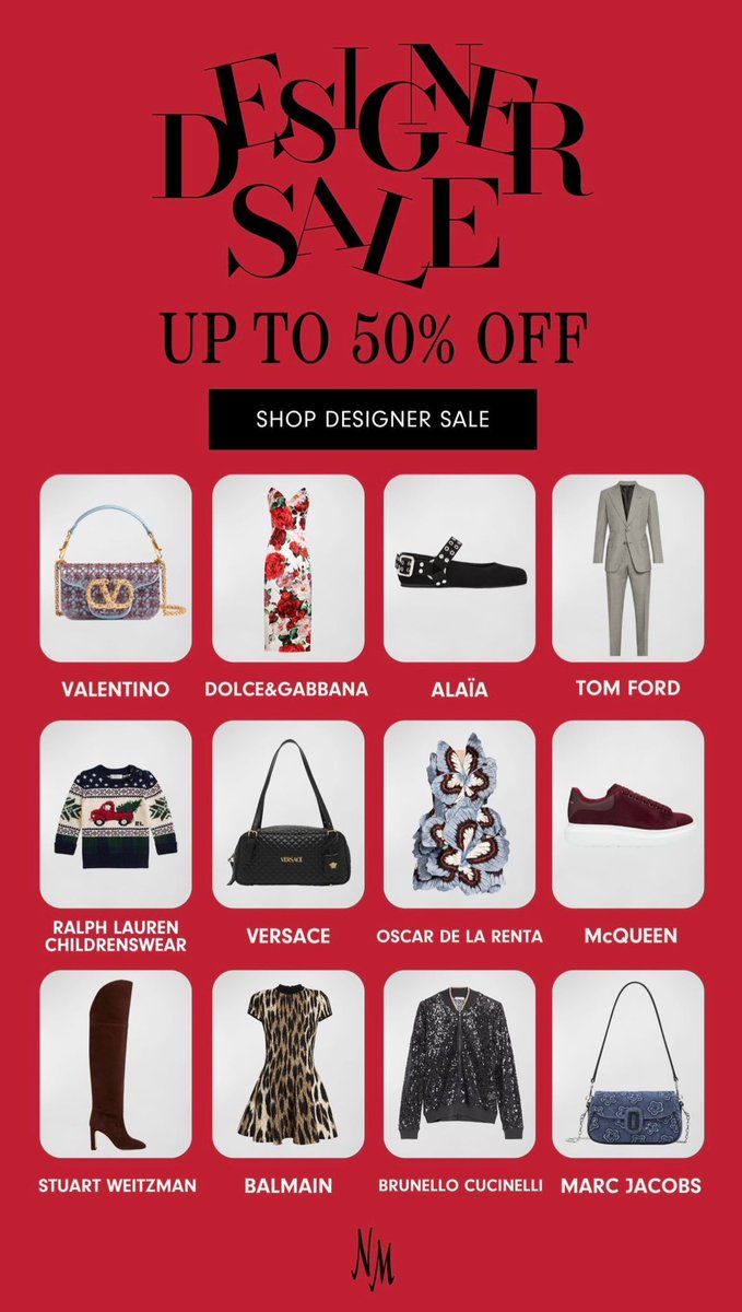 Unlock amazing deals on designer favorites now nmg.sh/rsojeAmgXQ! Discover amazing savings that will elevate your style and make this Christmas season unforgettable!  #designerwear #neimanmarcus #sale #fashion #Christmas #giftideas