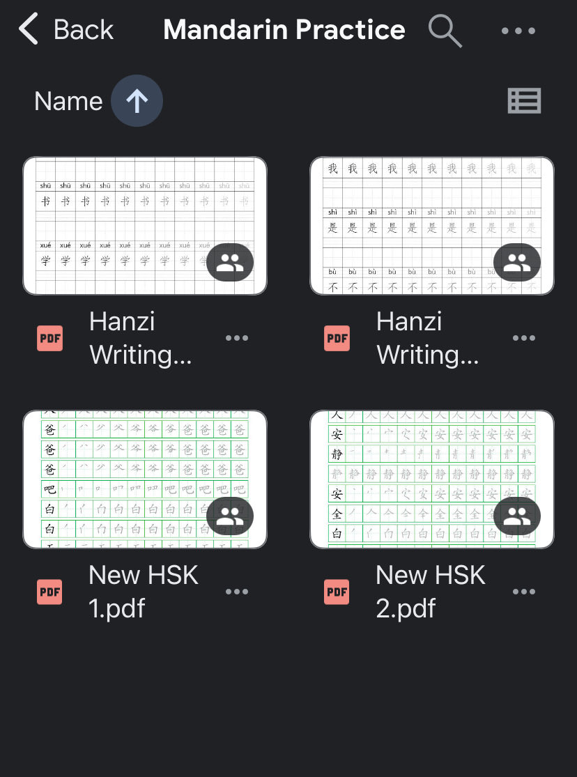 rachxstudy's tweet image. #studytwt #langtwt #mandarin 
Hi Guys, want to share few PDFs you can use for 汉字 writing practice.
I got them from someone kind on Tiktok but barely remember her account name😭 thank you so much!
I&apos;ll add more to the Drive,  if i find something new!
.
drive.google.com/drive/folders/…