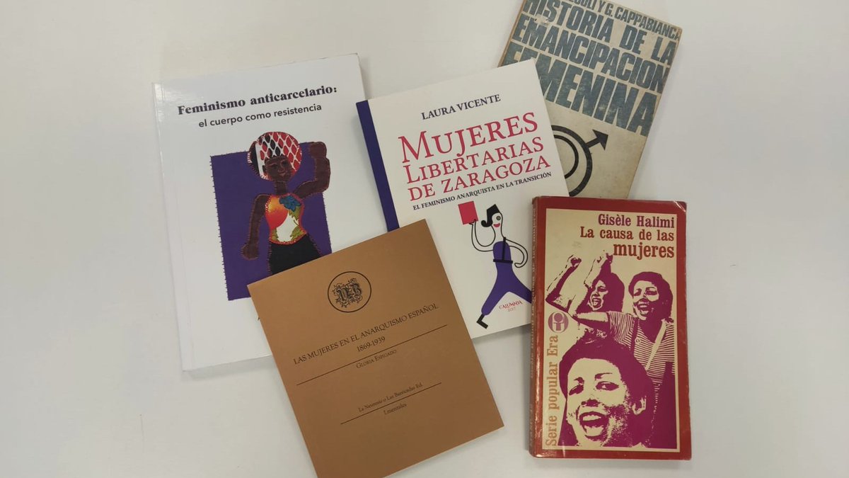 AteneoAurora's tweet image. Hoxe, con motivo do #25N, día pola eliminación da violencia contra as mulleres, compartimos referencia dalgúns dos fondos que temos na Biblioteca e Arquivo Obreiro “Aurora” e que poden chamar á reflexión e á acción, nun día como hoxe e todos os días:
tinyurl.com/28mq4mwh