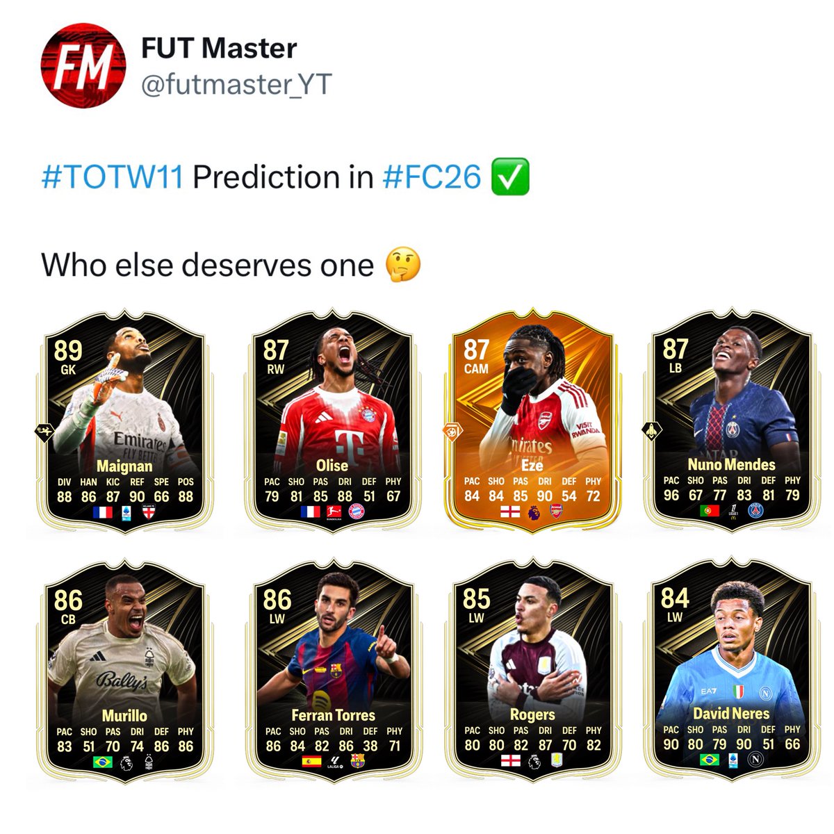 FUT Master tweet media