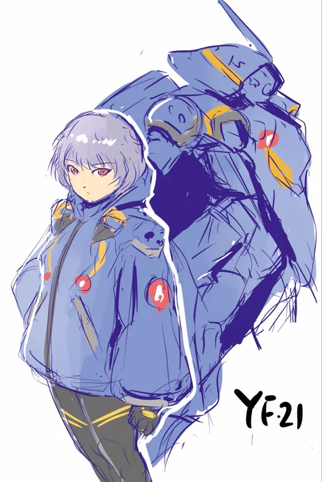 YF-21落書き