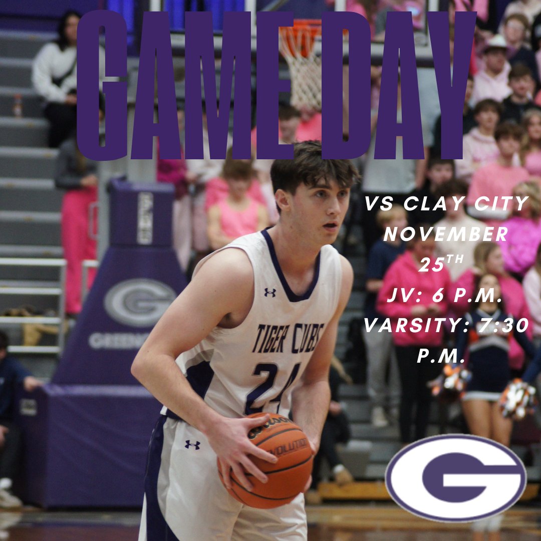 The Tiger Cubs open up the 2025-2026 campaign with a home matchup tonight vs the Eels of Clay City! Make your way out to McAnally Center to enjoy opening night! 
fan.hudl.com/usa/in/greenca…