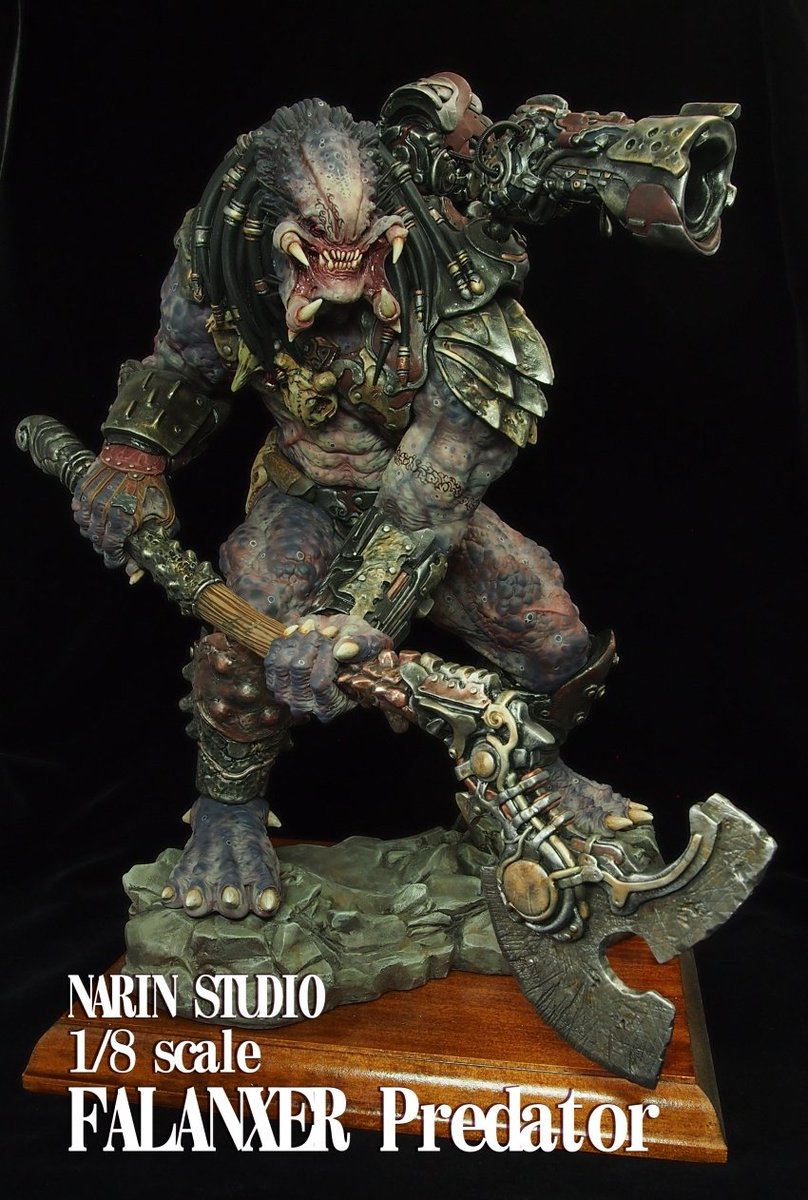 takatinp's tweet image. ワンオフ品のプレデター作品がご所望でしたら、お問い合わせください🌞
#プレデター　#Predator
#ガレージキット　#フィギュア
#クリーチャー