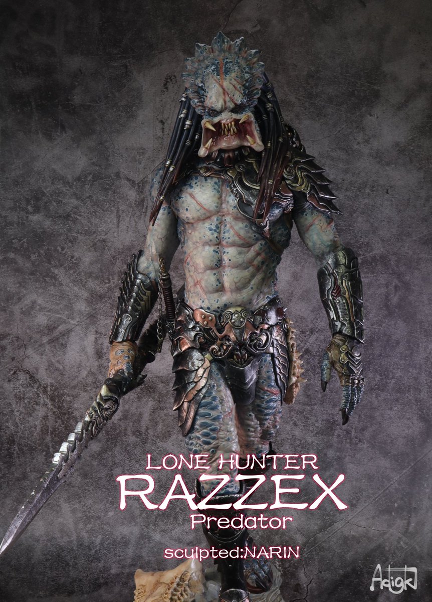 takatinp's tweet image. ワンオフ品のプレデター作品がご所望でしたら、お問い合わせください🌞
#プレデター　#Predator
#ガレージキット　#フィギュア
#クリーチャー