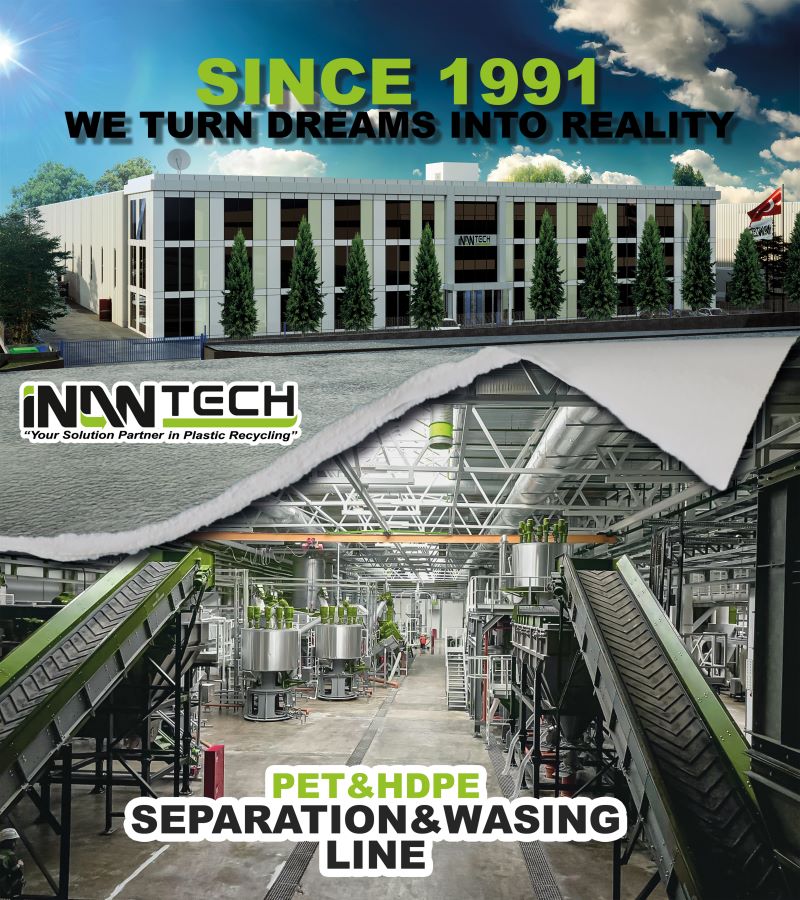 InanTech's tweet image. İnan Tech olarak PET &amp;amp; HDPE ayrıştırma ve yıkama  sistemlerimizle yüksek verimlilik sunuyoruz.

♻️ İnan Plastik
⚙️ Geri dönüşüm makineleri
🏭 Geri dönüşüm hatları

#InanTech #PlastikGeriDönüşüm #Recycling #PET #HDPE #InanPlastik

inanplastics.com