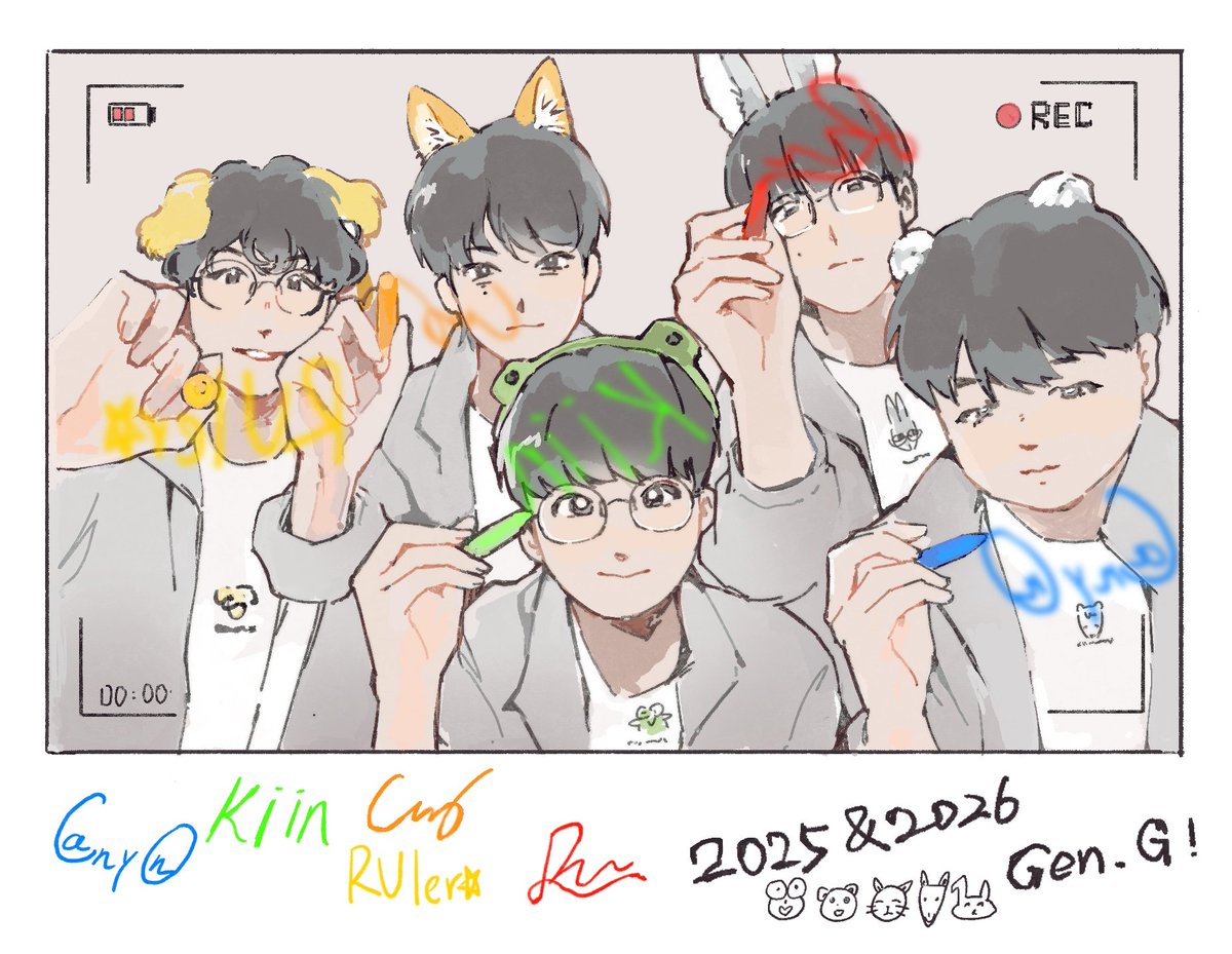 AnBluetree98661's tweet image. #GENGWIN 
🐸🐻‍❄️🐱🐶🐰
where are you...missing...