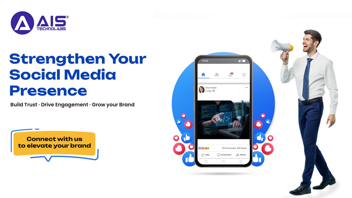 aistechnolabs's tweet image. 📣 Strengthen your social media presence.

AIS Technolabs helps brands build trust, drive engagement &amp;amp; grow online through smart social media strategies.

👉 DM us to elevate your brand or contact us: aistechnolabs.com/contact-us

#SocialMediaMarketing #DigitalMarketing #AIStechnolabs