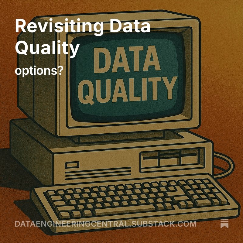 dataenggdude's tweet image. Revisiting Data Quality open.substack.com/pub/dataengine… #dataquality #data