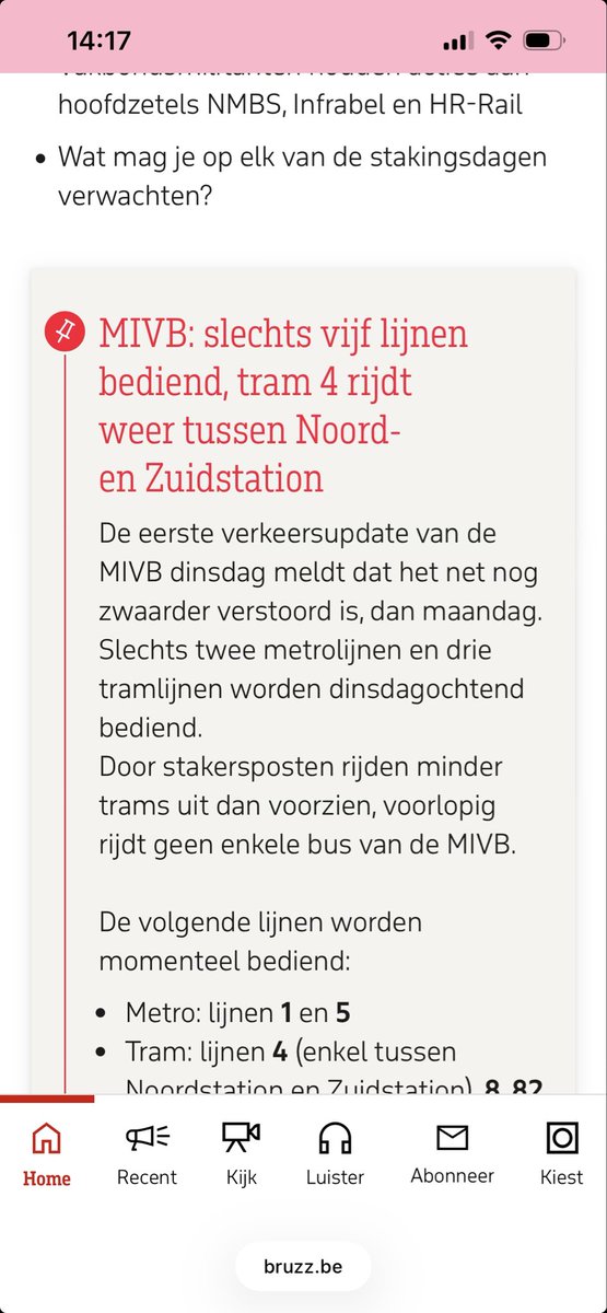 GeertLangenus's tweet image. Hallo, @BRUZZbe? I.p.v. enkel de MIVB-site over te pennen, zouden jullie ook eens kunnen nagaan wat er precies gedaan is door de MIVB-directie om deze “stakersposten” die werkwilligen hinderen, te laten verwijderen door de politie?