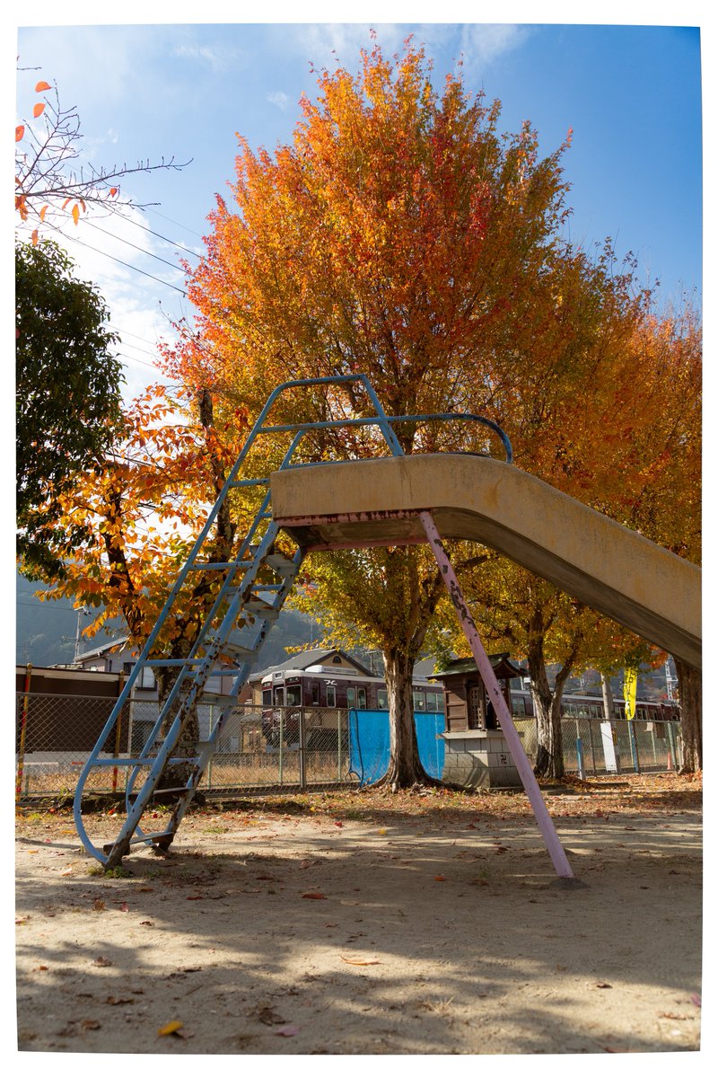 秋らしさを求めて嵐山線散策🍁