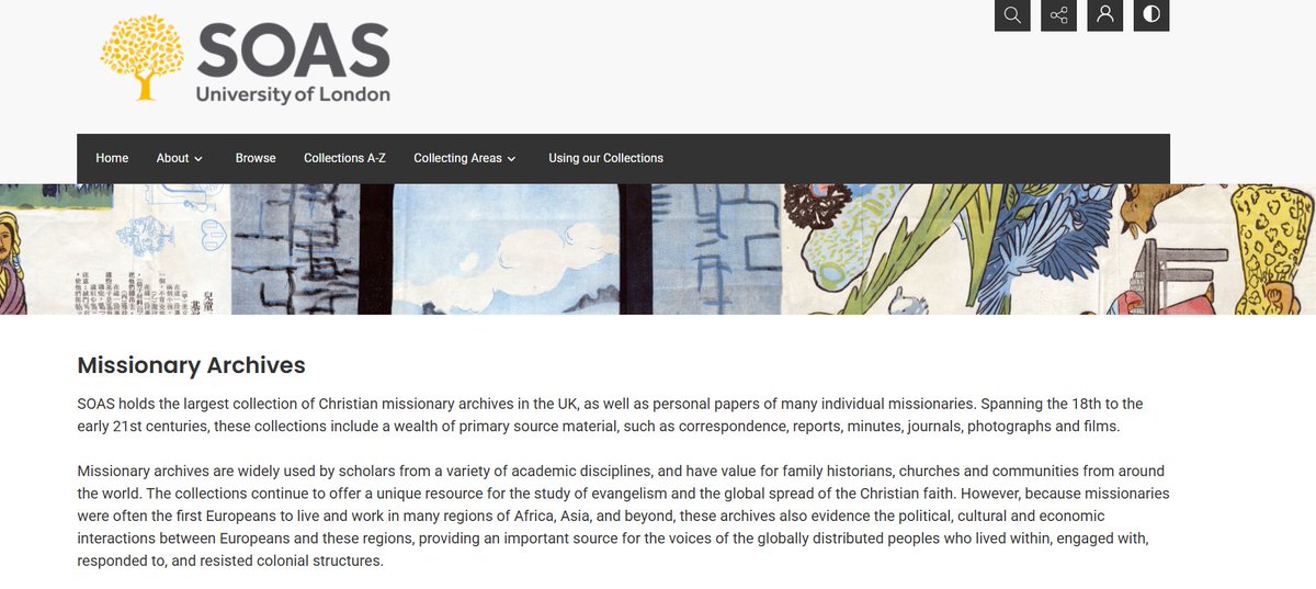 SOAS_SpecColl's tweet image. Did you know our new digital library is up and running, with loads of digitised content from our Missionary collections, particularly CWM and MMS? Find it all here: soas.quartexcollections.com/archives/missi… #EYAReligion