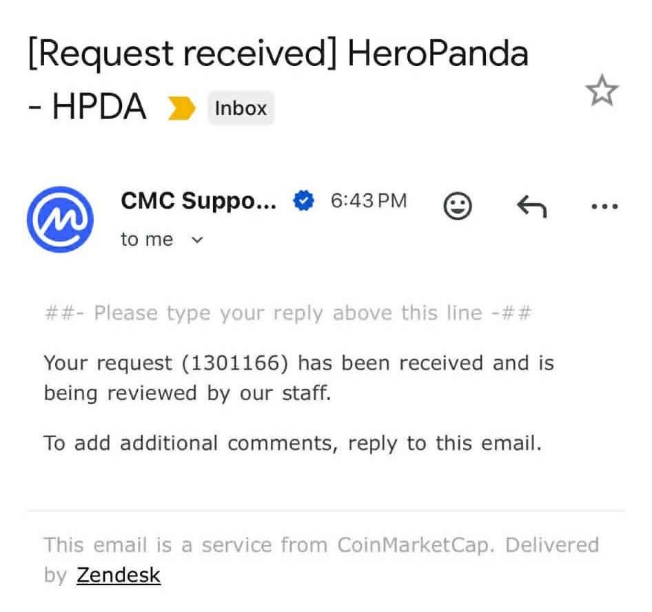 THE FOOD IS READY! 🐼 We hope you ATE THE DIP! 🍽️

The Hero Panda Kitchen is moving fast! 

Our community just showed legendary strength by aggressively accumulating, and now we're taking the next giant leap:
✅ Official CoinMarketCap (CMC) 

Application is SUBMITTED!

Huge