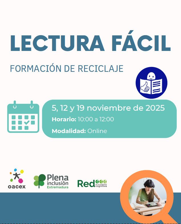 plenaextremadur's tweet image. Profesionales de las entidades de Plena inclusión Extremadura reciben una formación de lectura fácil, organizada por la Oficina de Accesibilidad Cognitiva de Extremadura
#lecturafácil
#accesibilidadcognitiva
#oacex