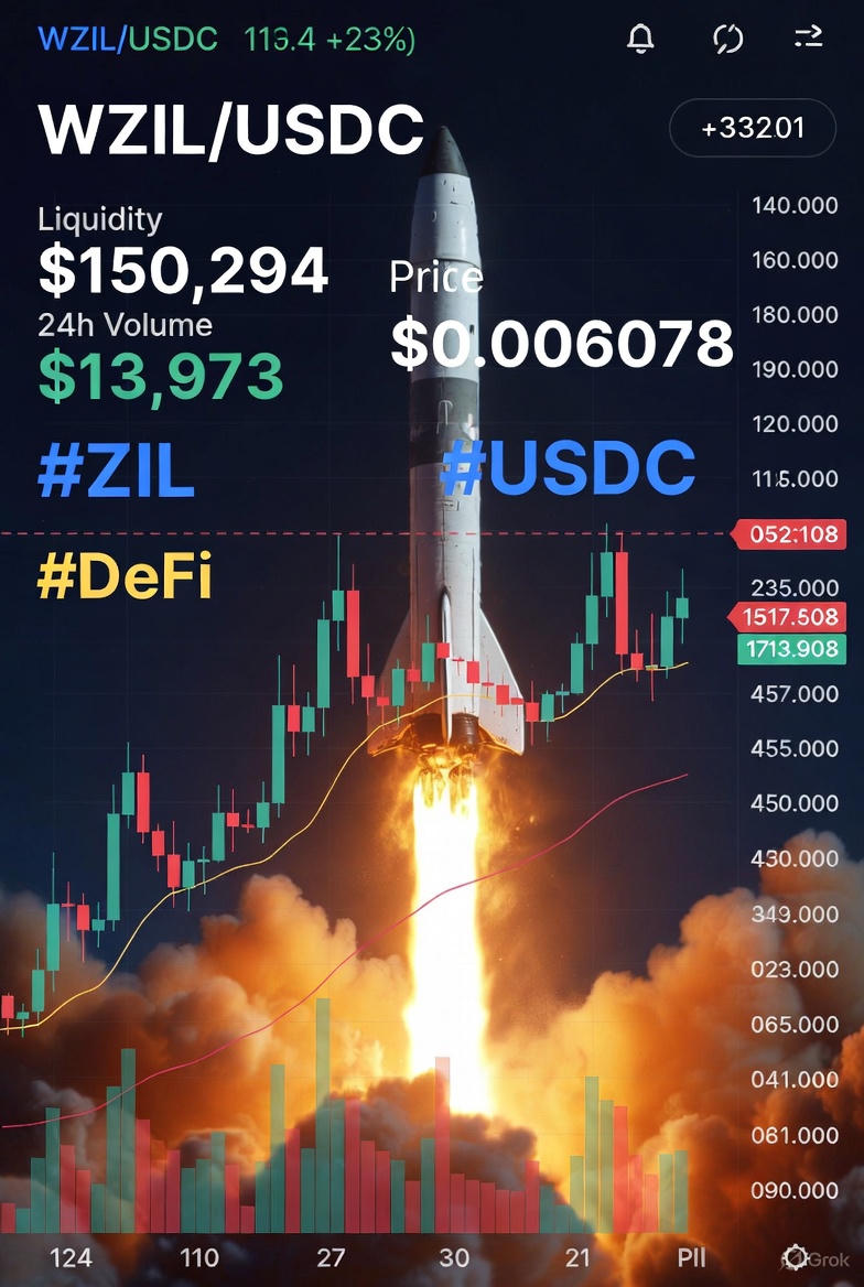 📈 WZIL / USDC Pool
Liquidity: $150,294 | 24h Volume: $13,973
Price: $0.006078
Time to watch this pool! 🔥
Source: Zilstream.com 
#ZIL #USDC #DEFİ <a href="/zilstream/">ZilStream</a>