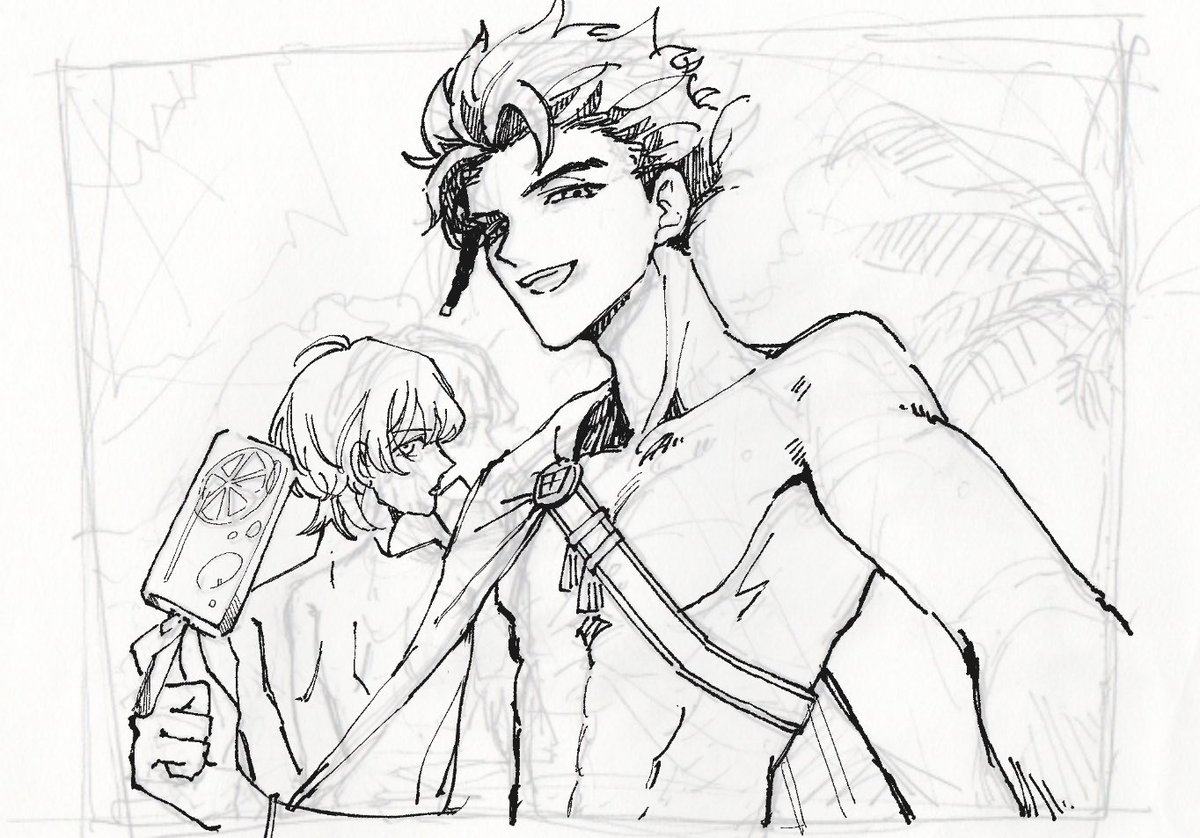 ricca_sub's tweet photo. 上手くいかなくて描きかけだったクロレト今見ると別に悪くないな https://t.co/ggR7Py32O8
