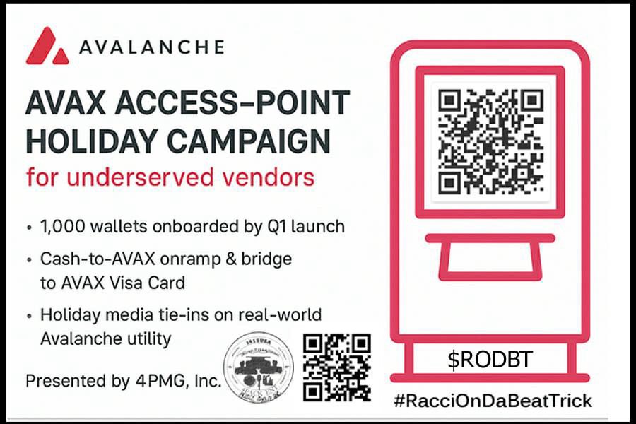 🚀 #TechTuesday The biggest barrier in #Web3 isn’t demand — it’s the #onramp gap. Too many creators &amp; underserved vendors can’t access the tools @AVAX already solved for.
Our AVAX-ACCESS Initiative + Avalanche Visa Card puts real-world utility in their hands.
Your move📲 #qrcode