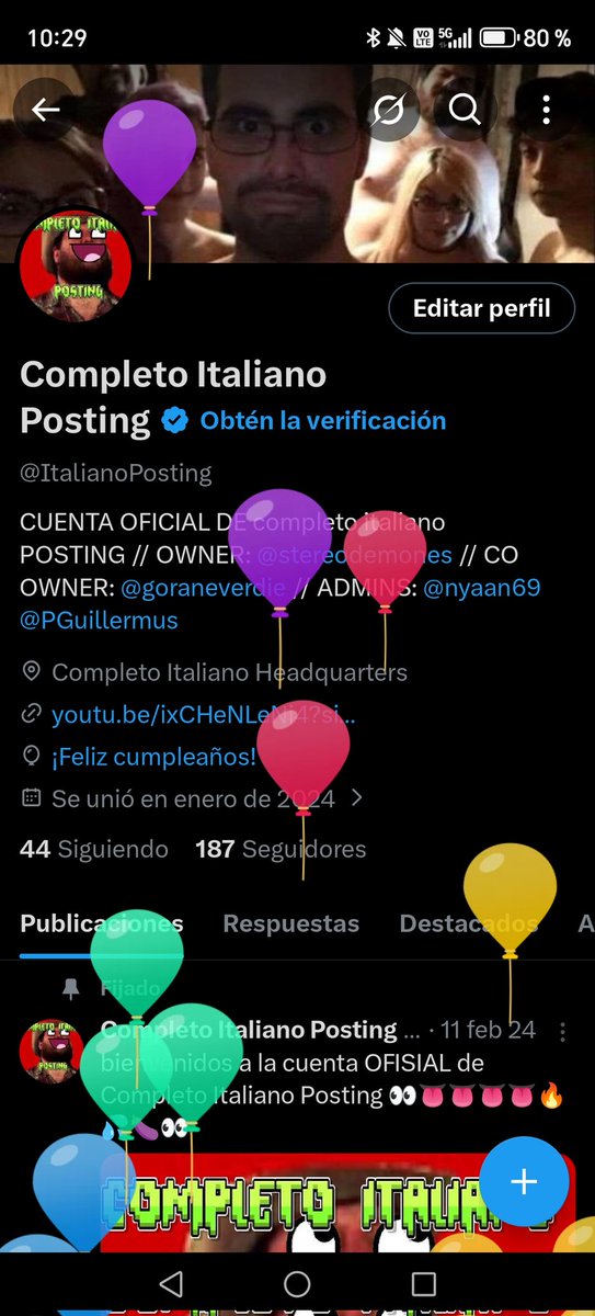 ItalianoPosting's tweet image. ya cumpli dose años y todavía no sale empanada de pini XD