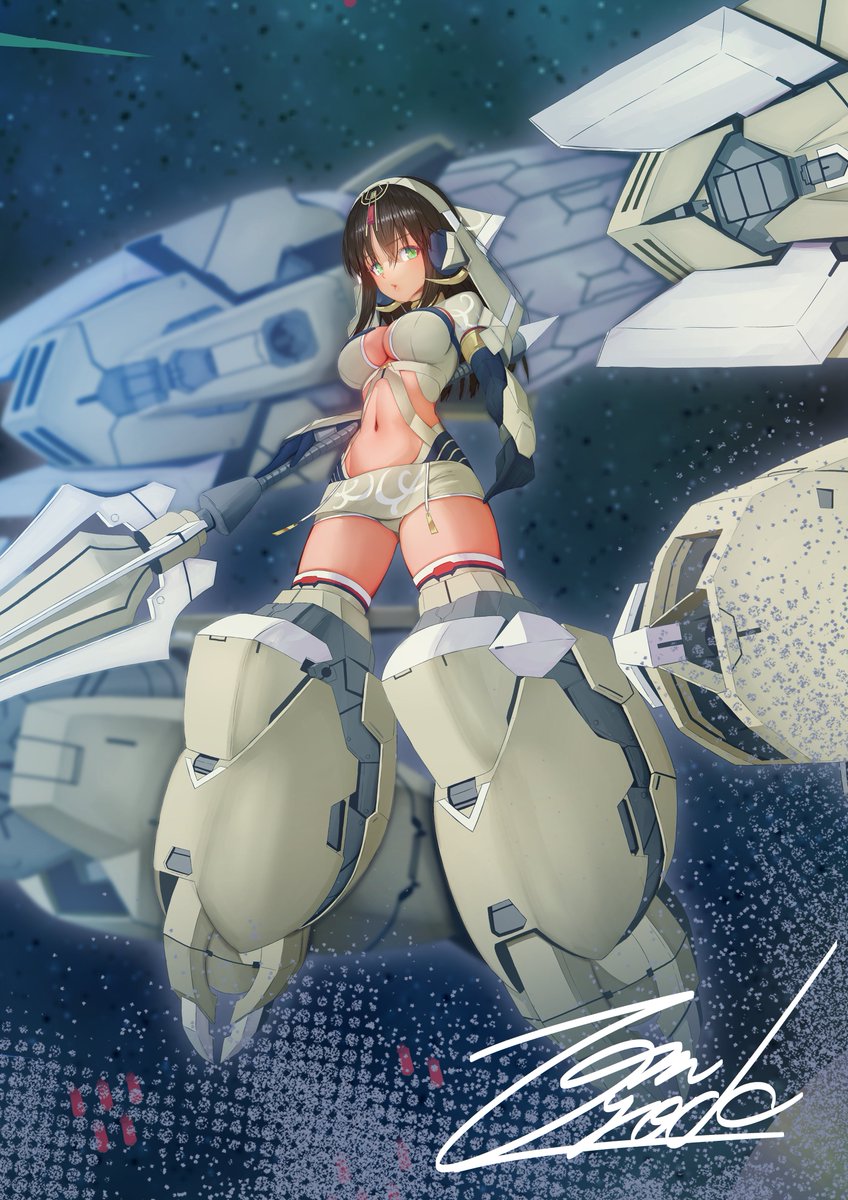 ハイライト向けに再掲
アリスギアのシタラちゃんとFAガールのスティ子
プラモのおかげでスーパー描きやすかったけれども時間はかかった 