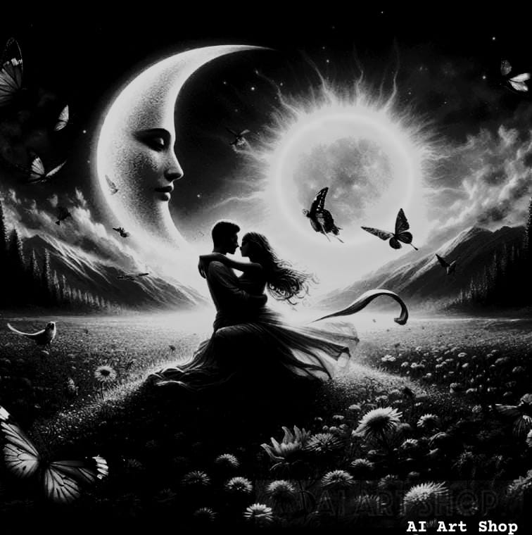 Truthvibeswrite's tweet image. A love
#timed
lightyears ago
the aura shines
through shower_shade
can&apos;t fade
The moon embracing the sun
That&apos;s how
day_nights begun
Every eclipse
is
a sacred solstice
a vow
sealed with union of lips
A scarlet blade sheathed
that blinds the world

#vss365
#FoxProse
#fairytalepoets