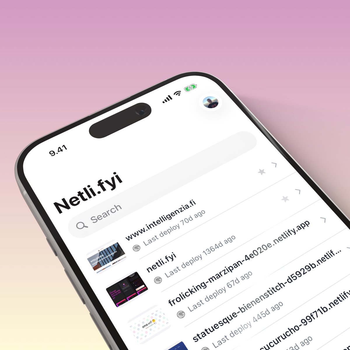 plahteenlahti's tweet image. ‼️ Do you use Netlify? Why don&apos;t you join Netli.fyi&apos;s testflight beta to provide me some feedback on what features you would like to see and catch bugs.

👉 Link testflight.apple.com/join/XxMMHHQ2