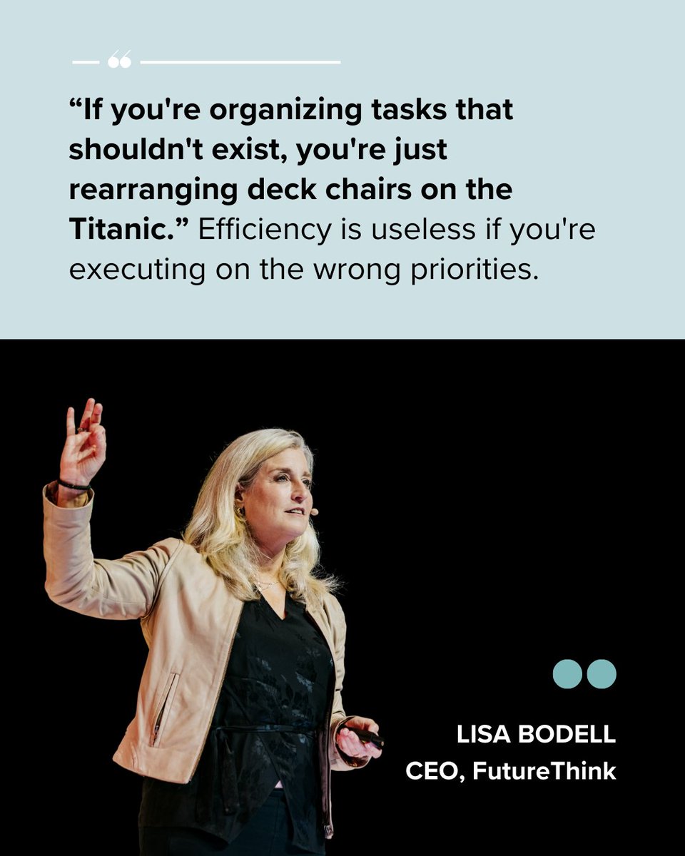 Lisa Bodell tweet media