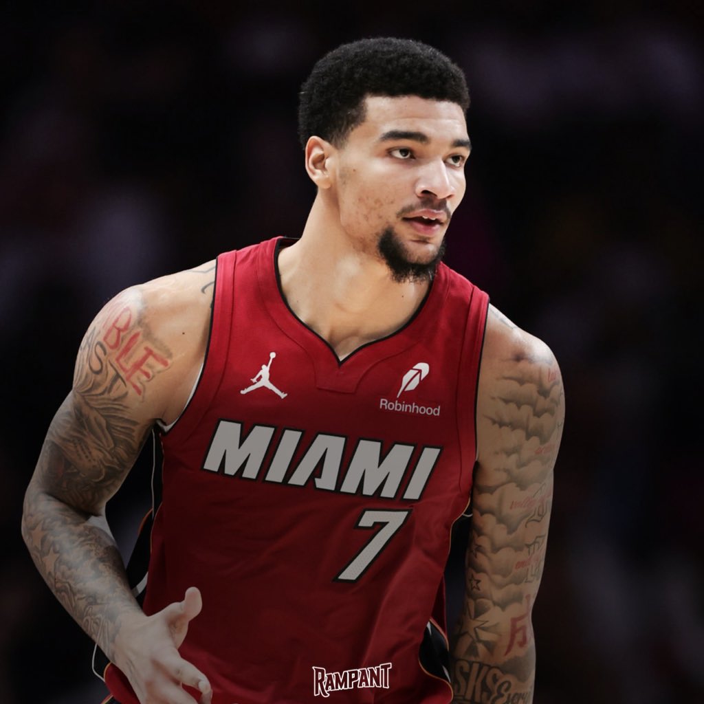 💪 Kel’el Ware last three games:

20 PTS - 18 REB - 50% FG
20 PTS - 16 REB - 54% FG
20 PTS - 14 REB - 53% FG

Double-double machine. #HeatNation