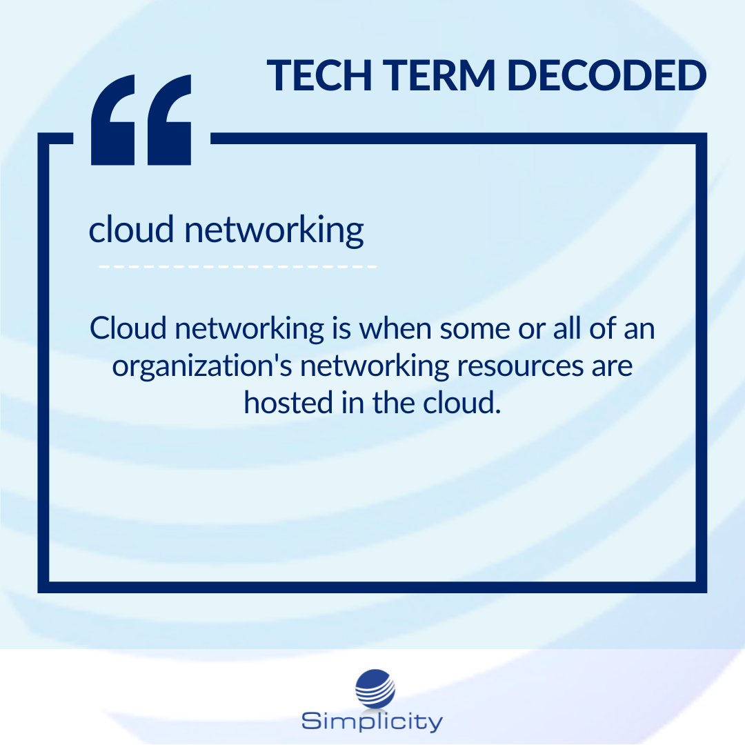 humphreys66amy's tweet image. At Simplicity, our VoIP platform is powered by secure cloud networking that keeps your calls clear and your business connected.

Smart. Seamless. Cloud-powered. 

#CloudNetworking #VoIP #TechTermTuesday #SimplicityVoIP