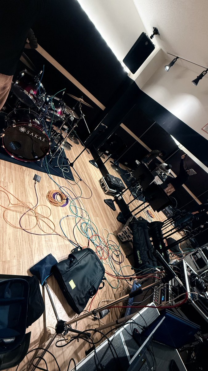 昨日の夜中から朝にかけていそいそと、、🥁⏺️