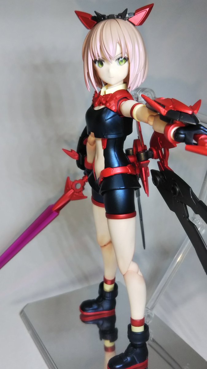 ミキシング塗装完成品　赤女帝　美プラ ミキシング塗装完成品 赤女帝 美プラ ミキシング塗装完成品 赤女帝 美プラ