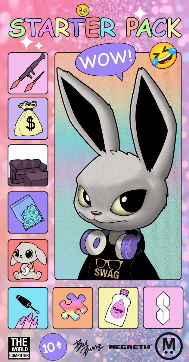 Mofos keep crying in the casino. Few facts for you plebs:

&gt; Only 3000 Bad Bunnz
&gt; Only 4% listed
&gt; Only a few days left before MegaETH mainnet

You positioned yet, or still shaking at the idea of grabbing a Bad Bunnz? This is our roadmap btw.