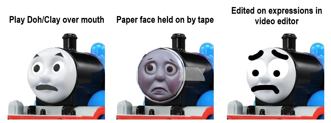 Before 3D printed faces became widely available we had to resort to these. Good times