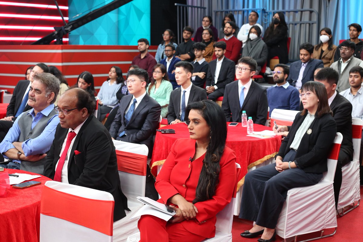 China_Amb_India's tweet photo. Pleased to attend today’s seminar on China’s 15th Five-Year Plan.

It represents not only a new blueprint for China’s development, but also fresh opportunities for China–India cooperation.

Let us work together to create a brighter future for the “dragon–elephant tango.”

#FiveYearPlan #IndiaChina
