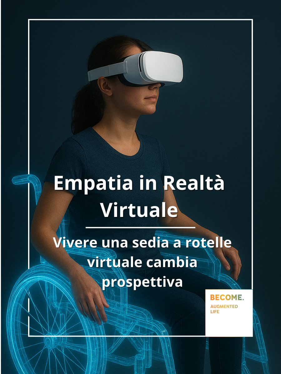 BecomeHub's tweet image. La realtà virtuale non trasforma per effetto della tecnologia, ma quando cambia il modo in cui guardiamo gli altri.
💡 La vera promessa è umana: ritornare alla realtà più empatici e consapevoli.
👉 discoverbecome.com