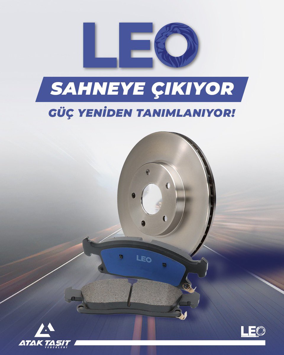 Atak Taşıt’ın yeni markası LEO ile tanışın. Fark yaratan teknolojisi ile LEO, fren dünyasında yeni bir soluk olacak.     #AtakTaşıt #HerZamanAtak #Otomotiv #YedekParca