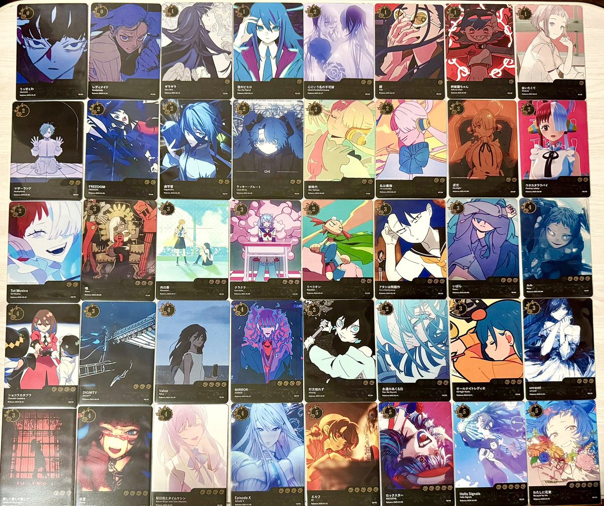 Ado 5th Anniversary POP-UP STOREランダムトレカ、レア40種ゲットしま