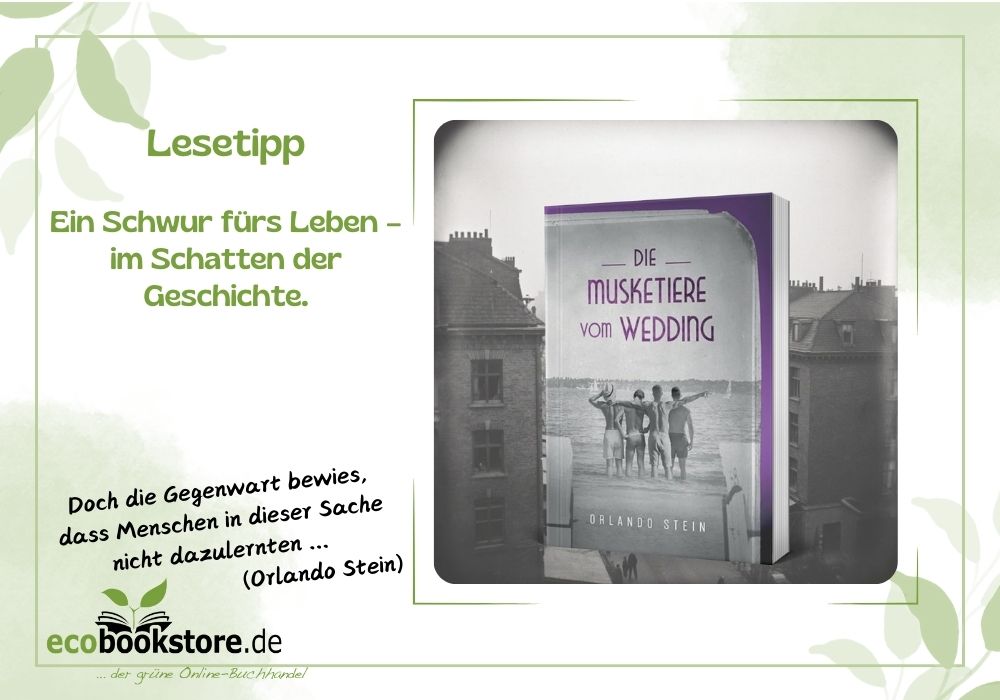 Vier Freunde kämpfen im Berlin der 1930er-Jahre für Wahrheit, Loyalität und die Freiheit, sie selbst zu sein.
👉 Jetzt die Rezension lesen im #Ecobookstore : ecobookstore.de/shop/magazine/… 

#HistorischerRoman #Buchliebe #Berlin1933