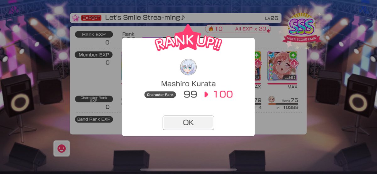 tomateescoliose's tweet photo. Depois de tanto tempo… rank 100 com a Mashiro finalmente #minhaprincesa https://t.co/BtJhAbrt8o